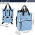SUABO Backpack Baby Diaper Bag Blue Ice Cream Large Bag Waterproof Travel Diaper Bags for Moms and Dads
