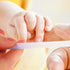 LIFKOME Set 4pcs Nail Clippers for Newborns Grooming Kit with Nail File Safe Purple for Boys