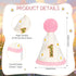 1st Daisy Birthday Decorations Highchair Pink Floral High Chair Banner Boho Flower One Wooden Cake Topper for Pastel