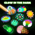 JOYIN 12 Rock Painting Kit - Glow in The Dark Rock Kit for Kids Ages 6-12, Art Supplies for Birthday Party Gift