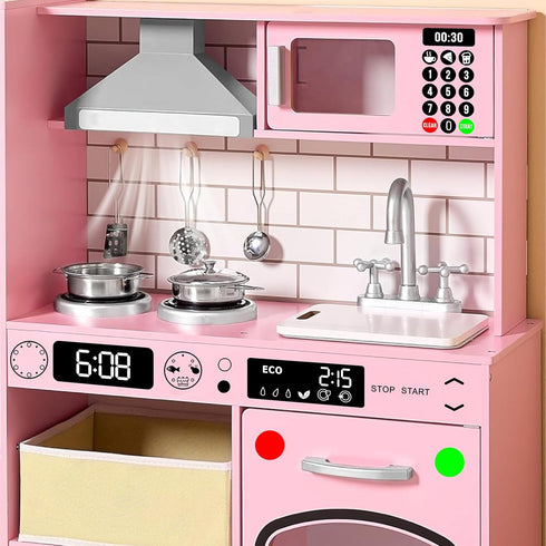 Play Kitchen Microwave Vinyl Decals Waterproof DIY Replacement Stickers Stove Oven Decals Gas Burner Cooker Decoration
