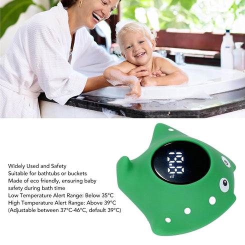 Cute Cartoon Animal Bath Thermometer for Babies - Pink
