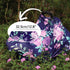 Carseat Cover Girls - Multiuse Nursing Breastfeeding Covers, Purple Flower Theme, Stretchy Soft Breathable Canopy
