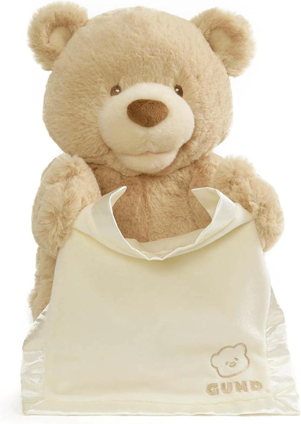 GUND Animated Peek-A-Boo Teddy Bear Plush Stuffed Animal for Babies and Newborns, 11.5"