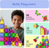 Magnetopia 100 Set 3+, Magnetic Building Tiles Kids Toys, PCS Travel Magnetic Tiles, STEM Educational Building