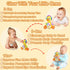 Yzata Tummy 1 Musical Flapping Yellow Duck, Crawling Time, Educational Learning Walking Light Up Dancing Toy for Year