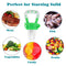 PandaEar Baby Fresh Fruit Food Feeder Pacifier, 3 Pack, Training Massaging Toy Teether for Infants