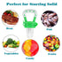 PandaEar Baby Fresh Fruit Food Feeder Pacifier, 3 Pack, Training Massaging Toy Teether for Infants