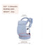 7-35 lbs Backpack NEST BLANCHE Baby Carrier for Newborn to Toddler, Weight Capacity, Ergonomic Design, Front and Back