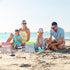 Mototo 12 Pack Beach Toys - 4 Beach Mesh Shovels, 4 Seashell Bags, 4 Small Shark Tooth Sifters for Adults & Kids