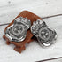 BinaryABC Metal Police Badges, 2PCS Police Role Play Brooch Props, Halloween Cop Cosplay Costume Accessory