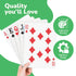 10.5 Inches 14.5 Inches Set 2 1 Pack Gamie Giant Poker Jumbo Playing Cards - X - Extra Large Playing Cards with Jokers