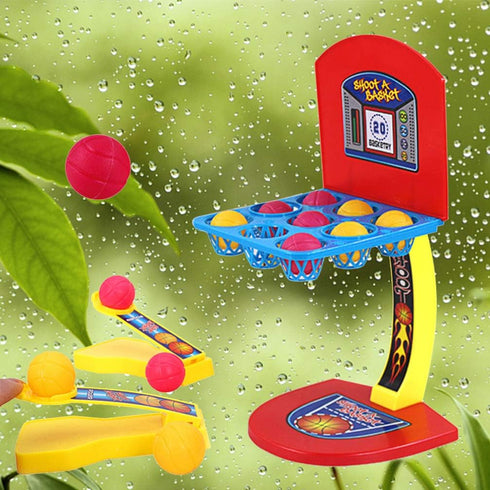 jojofuny Tabletop Basketball Hoop Toy, Mini Finger Shooting Sport Game for Children Kids Table Top Fun