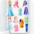 Magnetic Dress Up Paper Doll Playset - Pretend Play Game Travel Toys for Kids, Magnet Clothes Puzzles