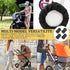 DOERDO 4Pcs Baby Stroller Wheel Cover Protection Covers for Baby Stroller Wheelchair, Small Black