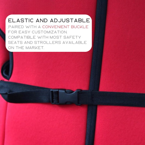 PandaEar 2 Pack Baby Head Support for Car Seat, Neck Relief Headrest Strap for Toddler Kids Children, Stroller