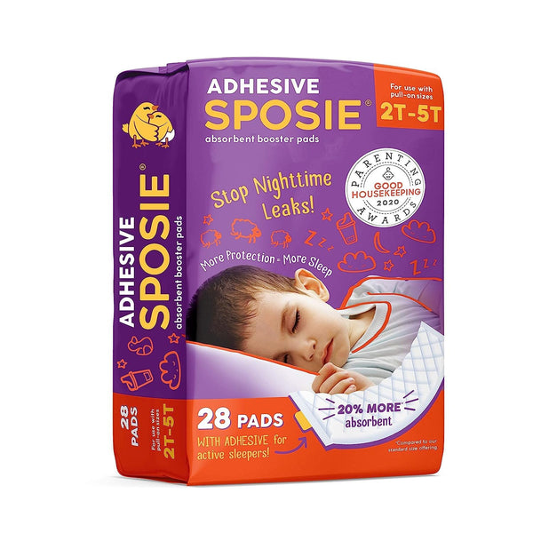 Sposie Diaper Booster Pads with Adhesive, fits Diaper Sizes 2T-5T, Baby Diaper