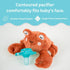 PaciBuddy Crab Pacifier Holder - Plush Toy with Detachable Pacifier, Universal Adapter for 0+ Months