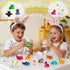 Fenoee 24Pcs 3D 3D Prefilled Easter Eggs - Printed Surprise Eggs with Animals Toys Capsule Vending Machine Toy Easter