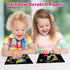 ZMLM Scratch Paper Art Set, 60 Pcs Rainbow Magic Scratch Paper for Kids with 5 Wooden Stylus for Halloween Party Game