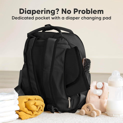 Backpack Packs, 12L KeaBabies Diaper Bag - Small Multifunctional Travel Diaper Back Maternity Baby Changing Bags