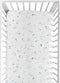 Sweet Jojo Designs Fitted Baby Crib Sheets (Blue Moon and Stars) for