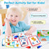KMUYSL 104 Pieces Short Vowel Spelling Flashcards - CVC Sight Words Handwriting Cards for Kids 3-5 Years Old