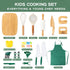 20 Set Set PCS Kids Safe Knife for Real Cooking, Montessori Kitchen Tools for Toddlers, Cooking & Baking for Little