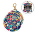 YETTASBIN Mexican Talavera Portable Pacifier Holder Case with Metal Hook Buckle & Zipper for Diaper Bag and Stroller