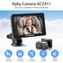 7'' 1080P 150 360 5 Itomoro Rear Facing Mirrors, HD Baby Car Camera, Infrared Night Vision Function Camera with Wide