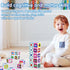 PLAY ABC Building Blocks for Toddlers 1-3, 28 PCS Plastic Baby Alphabet Letters Number Stacking Blocks Set