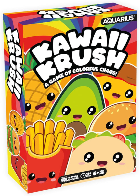 AQUARIUS Kawaii Krush Card Game, Fun Family Party Game for Kids, Teens & Adults, 2 to 7 Players Ages 6 & Up