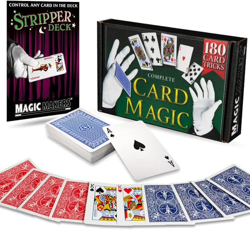 Magic Makers Complete Card Magic, 180 Card Tricks & Routines for Beginners to Advanced Levels