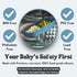 Palz and Pandy 6 Set Baby Travel Essentials Pc Silicone Feeding - Portable Toddler Plates with Suction, Baby Spoons