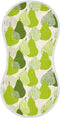decor gift Cotton Muslin Burp Cloth Breathable Cartoon Green Pear Fruit Baby spit up