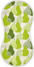decor gift Cotton Muslin Burp Cloth Breathable Cartoon Green Pear Fruit Baby spit up