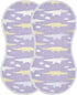 decor gift 4 Pack 22x11in Cotton Muslin Burp Cloths Good Absorbent? Ghothic Crocodiles Pastel Purple Feed Cloth