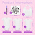 Aisharery Set Bibs Bodysuits Baby Shower Game Sign Newborn Onesies Feeder Gift Fabric Marker Stencils Kit