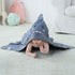 MICHLEY Unisex Baby Animal Hooded Bath Towel, Soft Cotton Beach Bathrobe for 0-6T, Grey