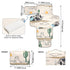 Jihqo Diaper Changing Pad Western Desert Landscape Portable Diaper Clutch with Built-in Pillow Travel Changing Mat