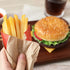 Joeabor 12 Artificial Hamburger & Artificial French Fries Realistic Fake Food for Display Faux Burger for Decoration