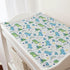 Dinosaur Rainbow Diaper Changing Pad Cover Sheets for Boy Girl, 32''x16'' Cartoon Dino Sun Star Cactus, Soft Breathable
