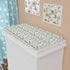 Cute Cartoon Dinosaurs Changing Pad Cover, Jungle Palm Leaves Diaper Change Table Pad for Boys Girls, 32"x16"