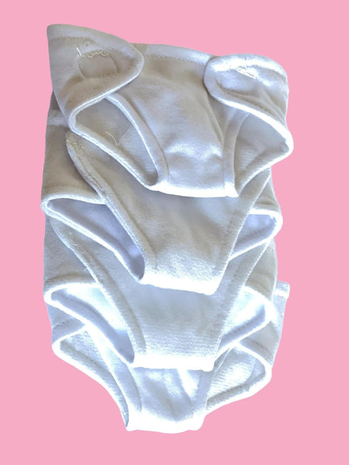 Baby Doll Diapers- Ann Lauren Dolls 4 Pack Baby Doll Diapers- Fits 15" to 16" Baby Dolls- Doll Clothes