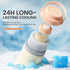 24H 2 16oz, LUCKBEE Portable Breast Milk Cooler with LCD Display Insulated Milk Storage Bottle, Holds Bottles Compact