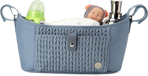Universal Baby Stroller Organizer, Diaper Caddy with Adjustable Straps for Nearly Any Stroller