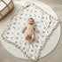 52 52 Inches, Muslin Ruffled Baby Blanket, Extra Large x Soft Breathable Cotton Crib Blanket for Newborn Infant Toddler