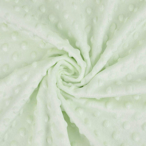TL Care Heavenly Soft Minky Dot Fitted Contoured Changing Pad Cover, Celery Puff, for Boys & Girls
