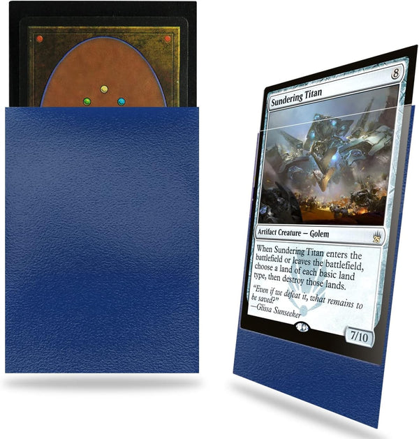 Blue MTG Card Sleeves 200 Pack, Standard Sturdy Sleeves, Matte Back Finish, Protect Trading Cards