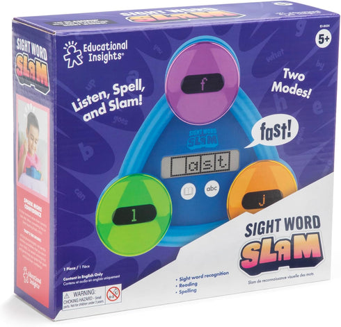 Educational Insights Sight Word Slam - Electronic Learning Games for Kids 5+, Fun Sight Words Games